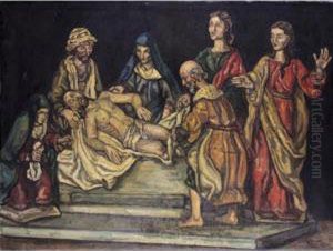 Tallas De La Piedad (figures Of The Pieta) by Jose Gutierrez Solana