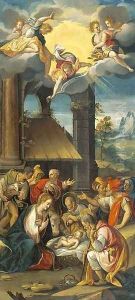 The Adoration of the Shepherds by Prospero Fontana