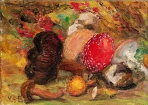 Still Life With Mushrooms by Venny Soldan-Brofelt