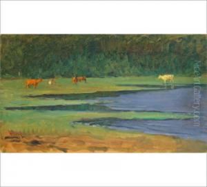 Cows by Venny Soldan-Brofelt