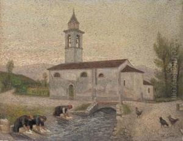 Lavandaie Alla Roggia Presso L'antica Chiesa - view 1