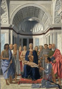 Madonna and Child with Saints (Montefeltro Altarpiece) 1472-74