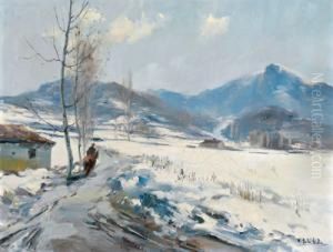 Winterlandschaft by Vicenc Sole Jorba