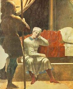Constantine's Dream (detail) c. 1455 by Piero della Francesca