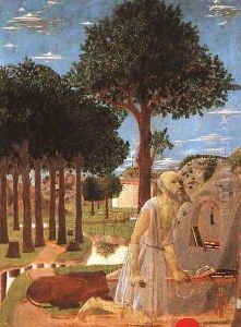 The Penance of St. Jerome 1450 by Piero della Francesca