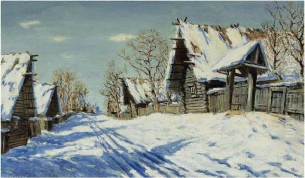 Dachas In Winter - view 1