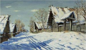 Dachas In Winter Dachas In Winter