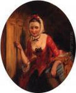 A Knock At The Door by Abraham Solomon
