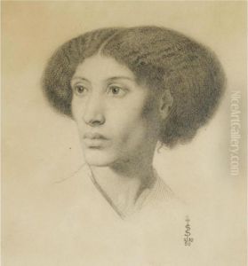 Portrait Of Fanny Eaton by Simeon Solomon