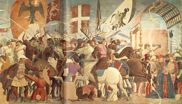 Battle between Heraclius and Chosroes (right view) c. 1460 - view 1