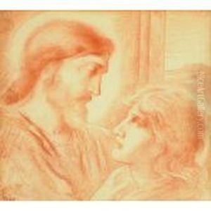 Christ And St. John by Simeon Solomon