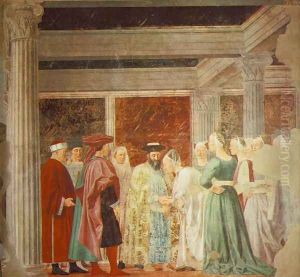 Meeting of Solomon and the Queen of Sheba (right view) c. 1452