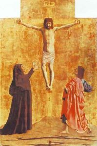 Polyptych of the Misericordia (detail-3) 1445-1462 by Piero della Francesca