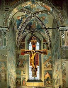 The Fresco Cycle (View of the Cappella Maggiore) by Piero della Francesca