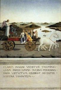 Triumph of Federico da Montefeltro 1465-66 by Piero della Francesca