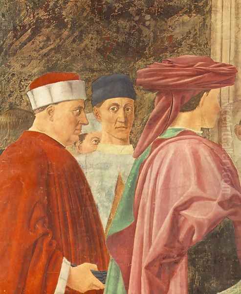 Meeting of Solomon and the Queen of Sheba (detail-3) c. 1452 - view 1