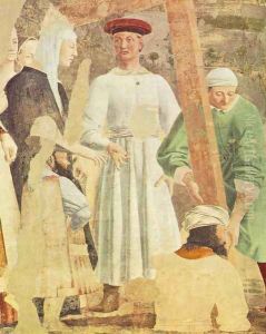 Discovery of the True Cross (detail-2) c. 1460 by Piero della Francesca