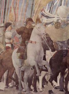 Battle between Constantine and Maxentius (detail) 2 by Piero della Francesca