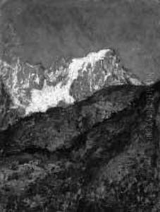 <montagne Valdostane> 1924 by Giulio Sommati Di Mombello