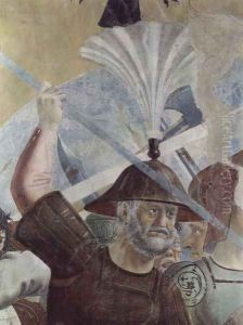 Battle between Heraclius and Chosroes (detail) 6 by Piero della Francesca