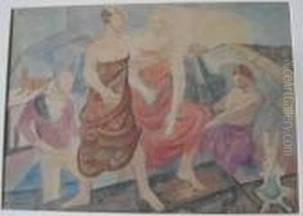 Figures With Rabbit And Dog - view 1