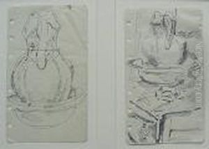 Wash Pitcher And Bowl by William Sommer