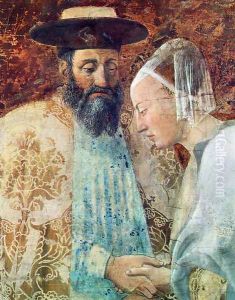 Legend of the True Cross; the Queen of Sheba Meeting with Solomon