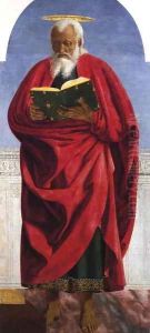 St Simon the Apostle 1454-1469 by Piero della Francesca