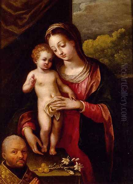 The Madonna And Child With A Donor - view 1