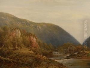 Autumn River Landscape by William Louis Sonntag