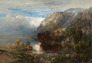 Mountain Landscape With Lake