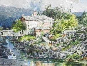 Cabin On The Stream