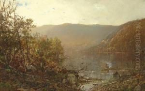 Fishing In The Adirondacks by William Louis Sonntag