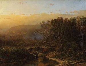 Fishing At Sunrise
Landscape by William Louis Sonntag