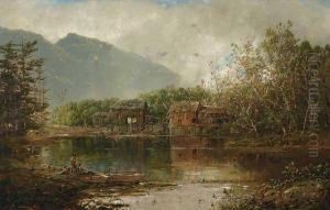 ''old Mill On The Androscoggin'' by William Louis Sonntag
