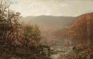 ''fishing In The Adirondacks'' by William Louis Sonntag