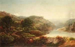 Boating On A Mountain River
