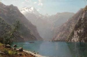 Boating On A Mountain Lake