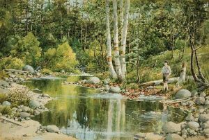 The Young Fisherman by William Louis Sonntag