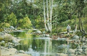 ''a Likely Pool'' by William Louis Sonntag