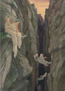 Female Spirits In A Canyon