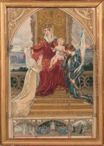 The Holy Mother And Child Blessing The Youth Of France
