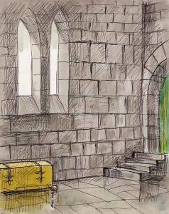 Castle Interior by Jerzy Faczynski