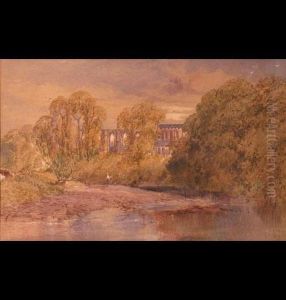 Bolton Abbey From The Wharf by Thomas James Soper