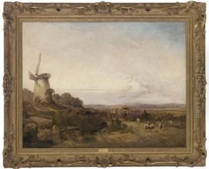 The Path To The Windmill by Thomas James Soper