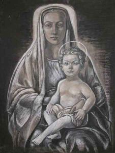 Madonna and Child by Jerzy Faczynski