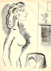 Semi-Nude by Jerzy Faczynski
