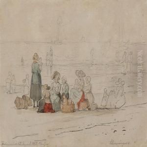 Coastal Scene From Scheveningen, The Netherlands