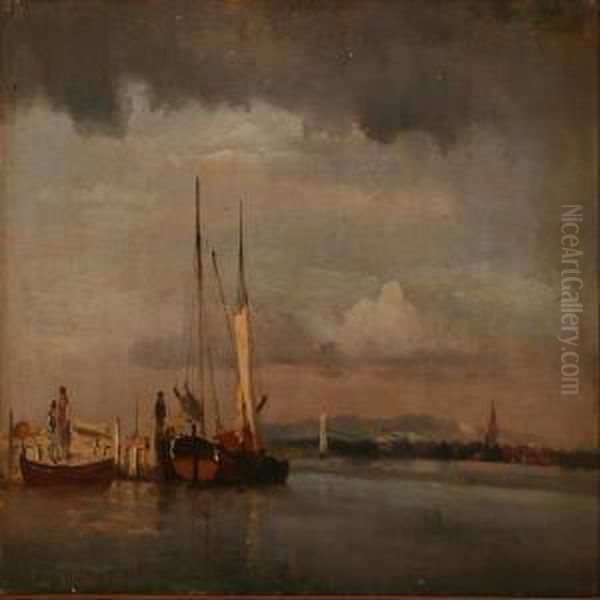 Quiet Autumn Day At Kalvehave Harbour, Denmark - view 1