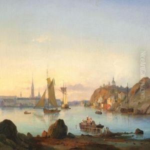 The Port Of Stockholm by C. F. Sorensen
